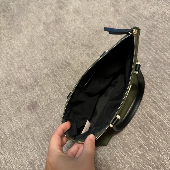 Nylon army green Kate Spade small handbag - Picture 3 of 6